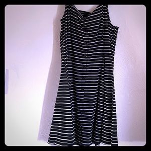 Off-Shoulder Striped Forever 21 Dress
